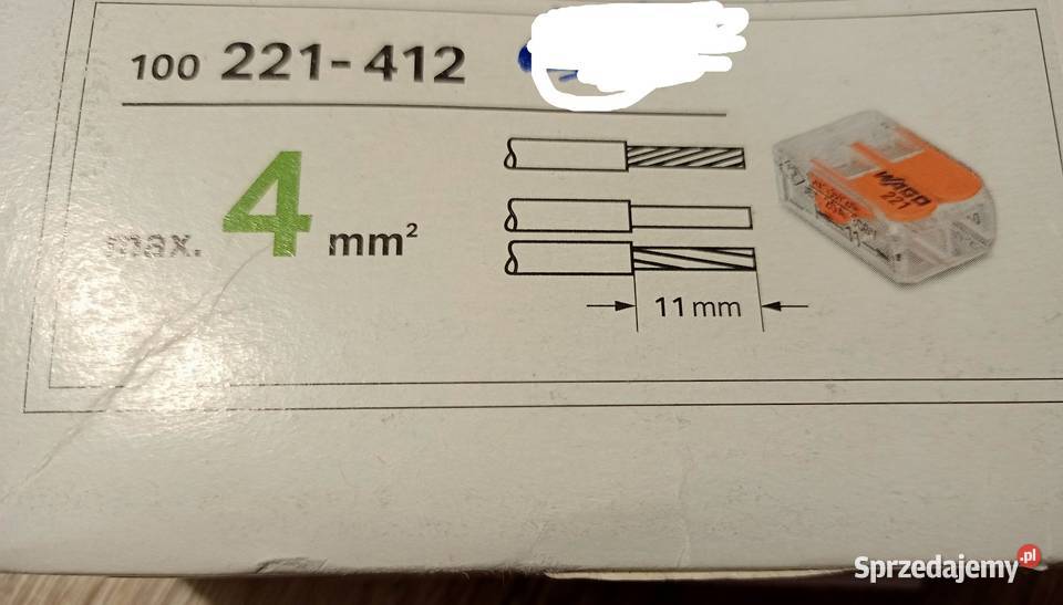 Złączki wago 2345 na drut i linke Nowy Sącz sprzedam