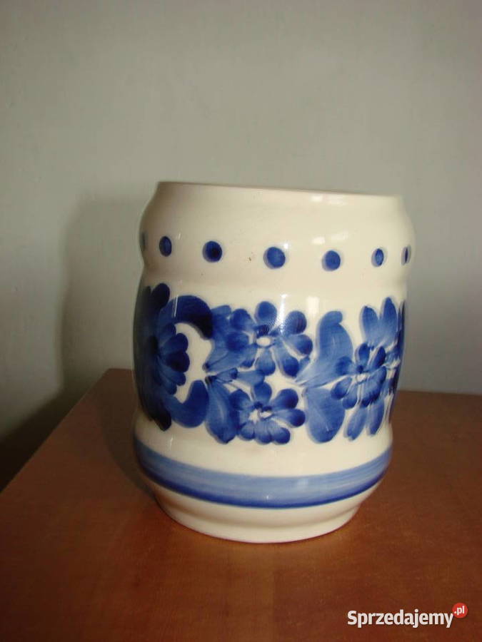 Włocławek fajansowy pojemnik sprzedam