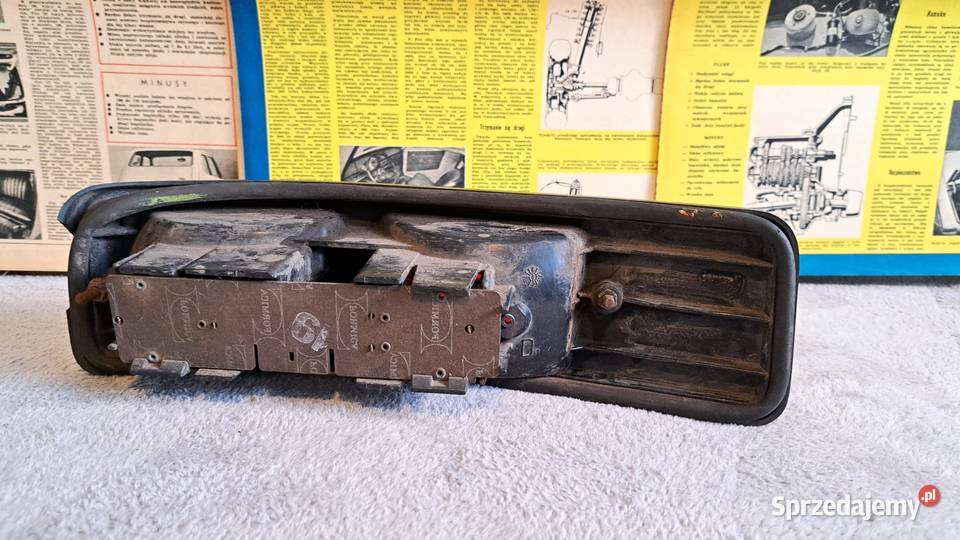 Polski Fiat 127p Fiat 127 lampy tylne Gliwice