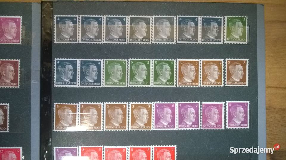 znaczki III RZESZA zestaw 81 czyste Warszawa