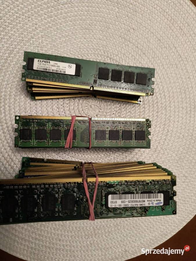 Pamięć RAM DDR 2 DDR 3 złote styki 1 Katowice