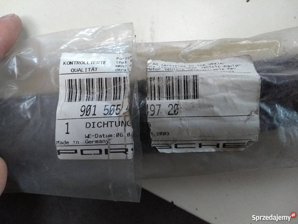 PORSCHE 911 uszczelka środkowa zderzaka tył Pilzno