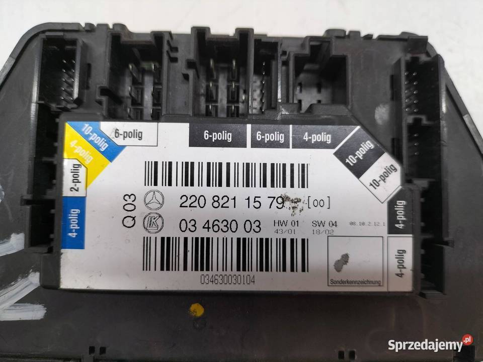PRZEŁĄCZNIK FOTELA 2208211579 MercedesBenz sprzedam
