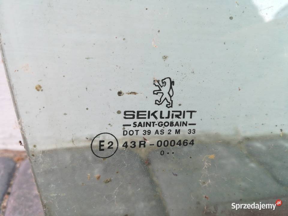 szyba peugeot 206 3d 2000r osobowe Pozostałe