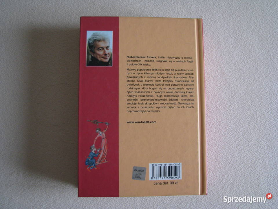 Niebezpieczna fortuna Ken Follett twarda oprawa Brzegi sprzedam