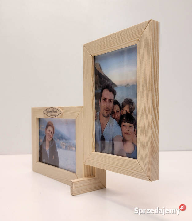 NAPIS DEDYKACJA Ramka Na Zdjęcia 10x15 DREWNO Ramki i ramy Lublin