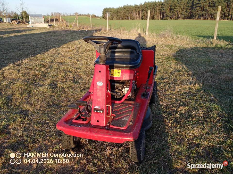 Kosiarka traktorek MTD Pinto Traktorki zachodniopomorskie Płonno