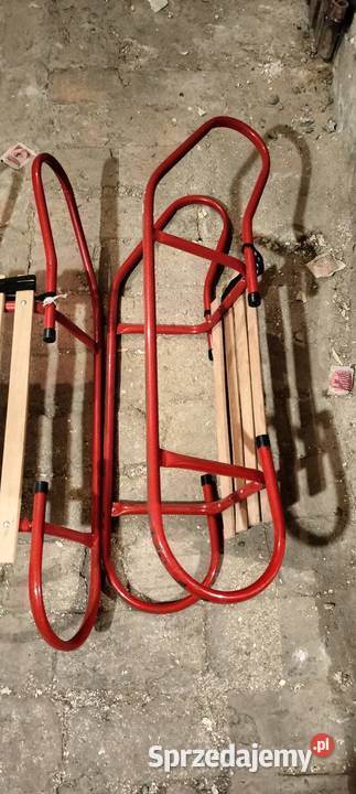 Sanki metal drewno Sanki Sporty zimowe Poręba