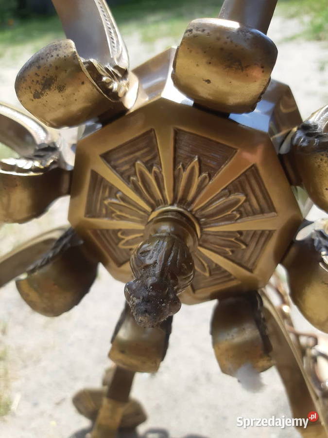 Żyrandol mosiężny Lampa