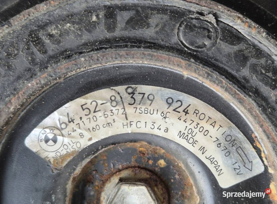 KOMPRESOR SPRĘŻARKA KLIMATYZACJI BMW E46 20B Kompresory klimatyzacji Działoszyce