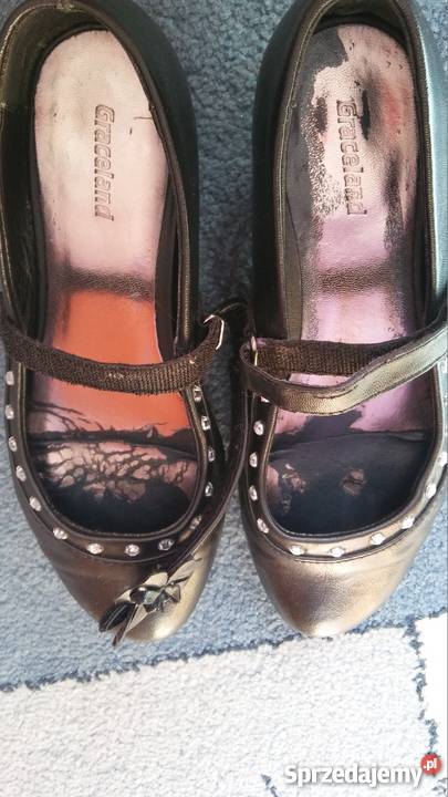 buty dziewczęce r 34 wkł 215 22 Trzewiki i półbuty