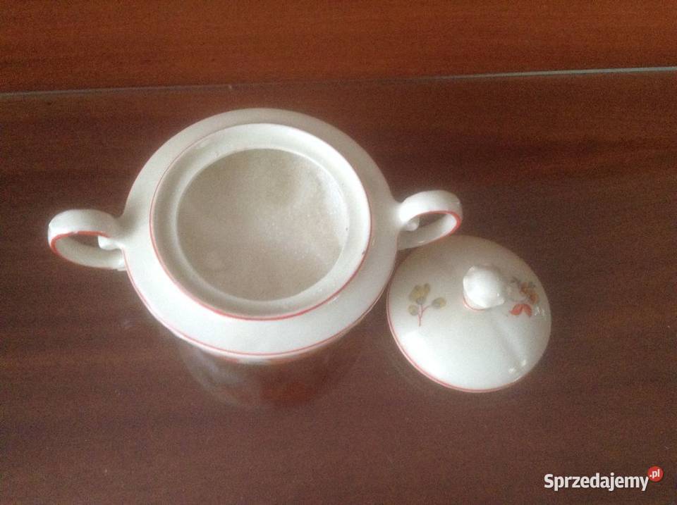 Stara cukiernica porcelanowa sygnowaną lata 1960 Antyki Opole