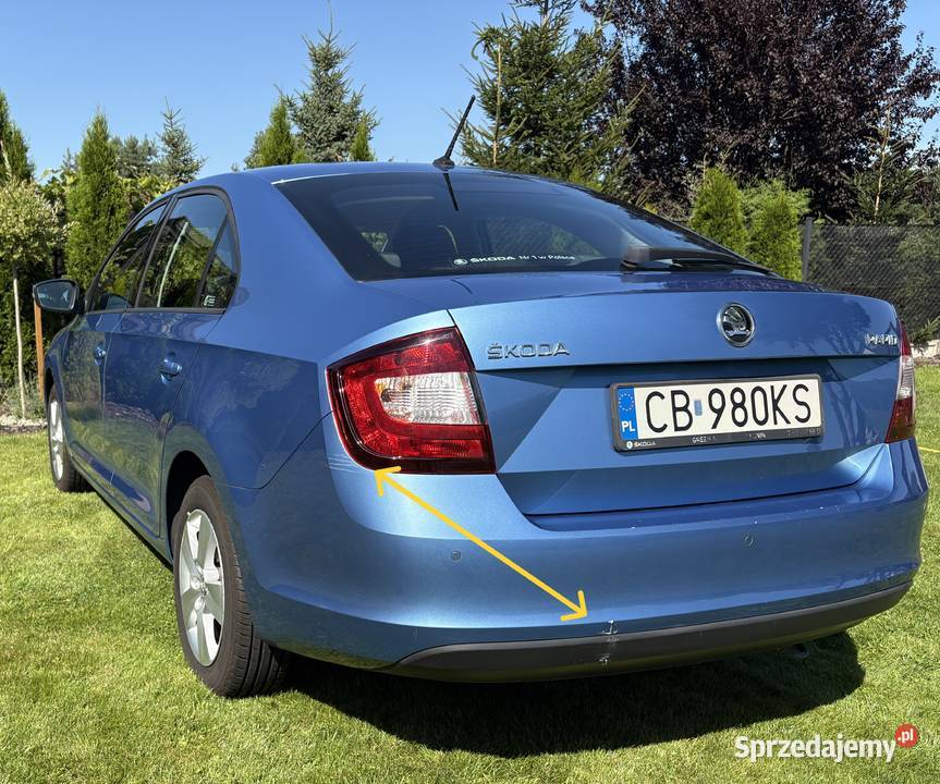 Skoda RAPID 10 TSI Ambition nieuszkodzony Murowaniec