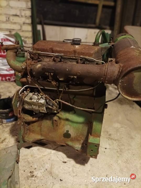 Silnik John Deere 3 cylindry blok głowica pompa Do kombajnów lubelskie Chełm