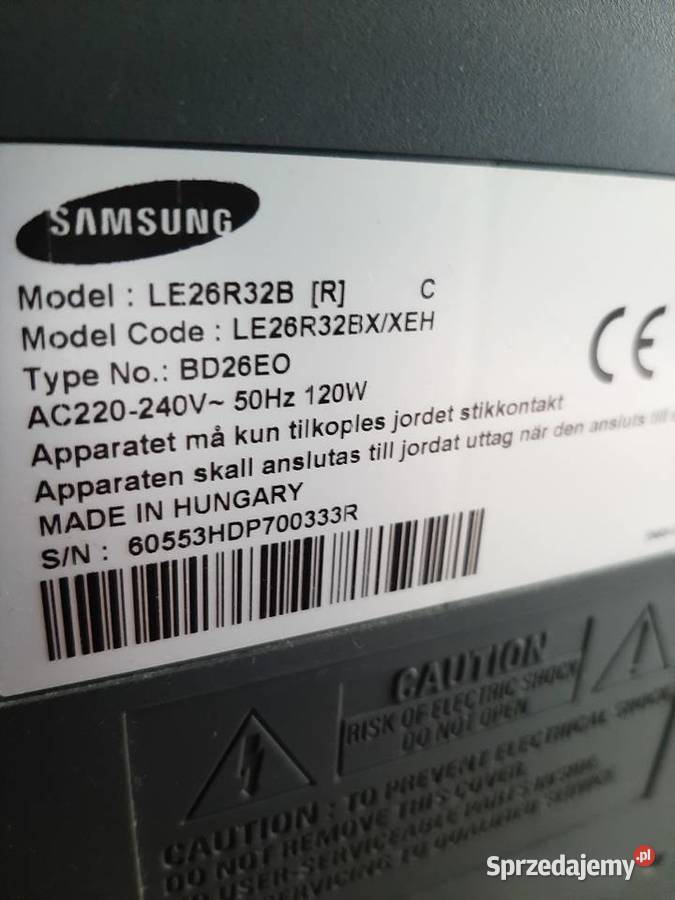 Telewizor Samsung 26 LCD Wejherowo