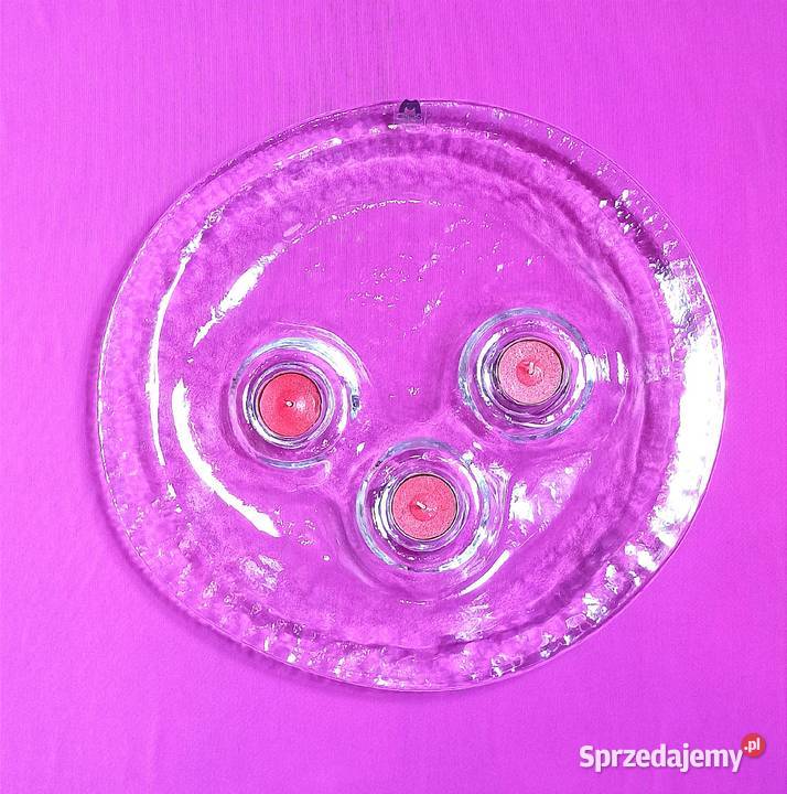 Finlandia szkło artystyczne MUURLA świeczniktaca małopolskie Jasień sprzedam