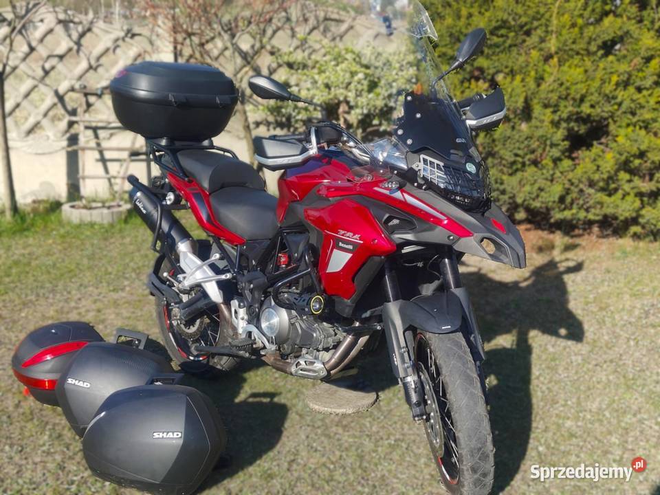 Benelli TRK 502 X Kufry NOWE Opony Wydech Szyba turystyczny Żyrardów