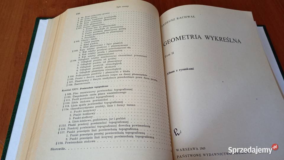 Geometria wykreślna 2 rzutowa album rysunki pomorskie Gdańsk