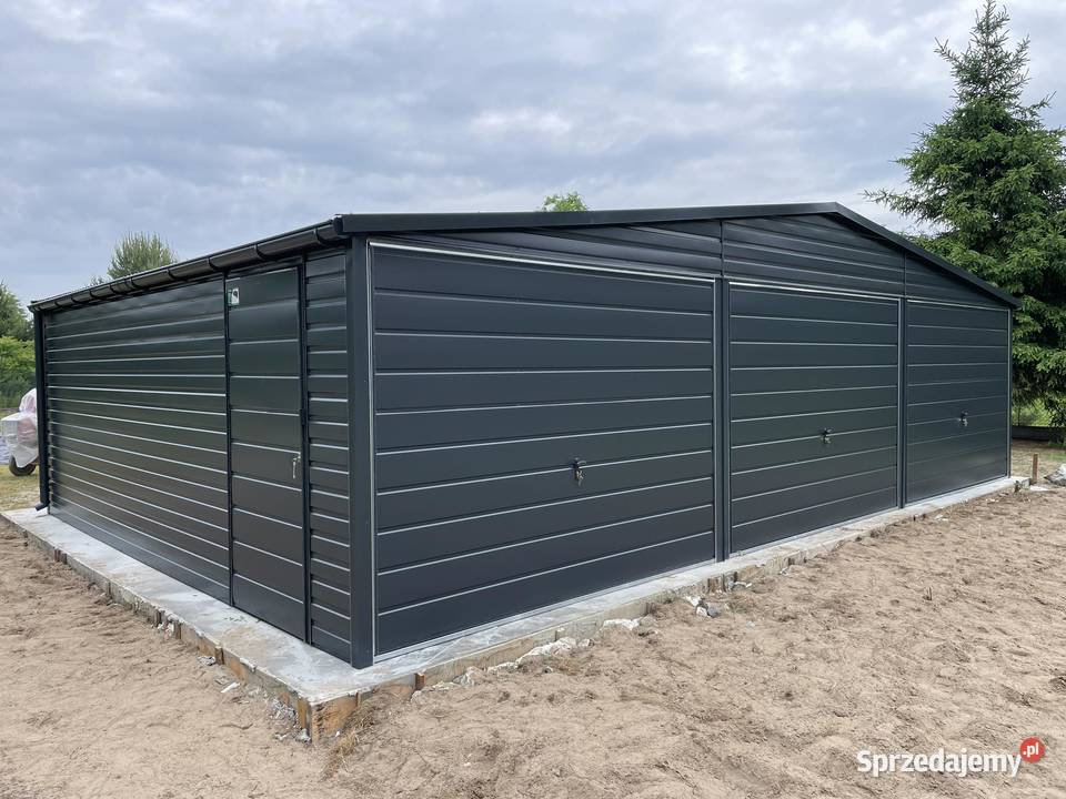 Garaż blaszany 9x5 Wzmocniony profilami pomorskie Wejherowo sprzedam
