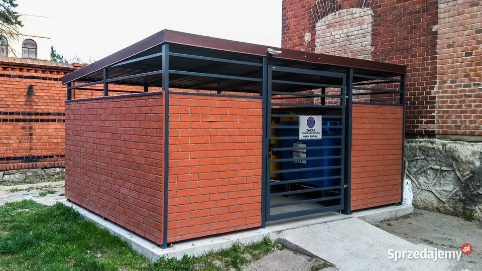 Wiaty śmietnikowe altany zadaszenia Świdnica