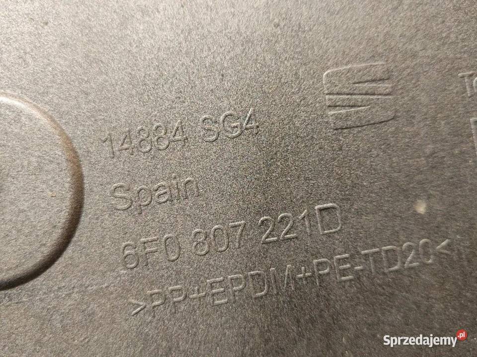 ZDERZAK PRZÓD SEAT IBIZA V 17 6F0807221D Pleszew