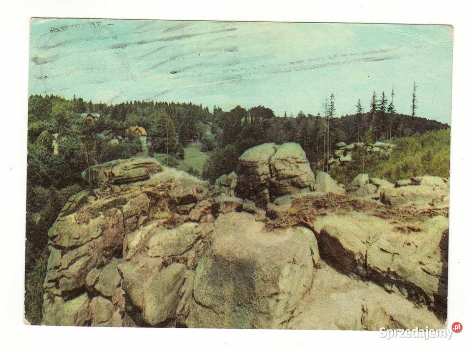 SZKLARSKA PORĘBA GŁAZOWISKO POCZTÓWKA Krynki sprzedam