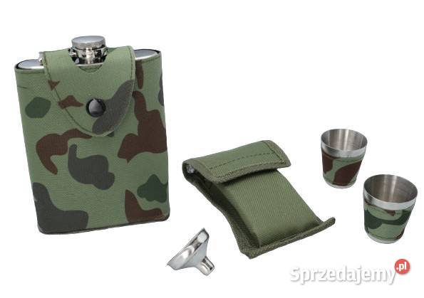 Elegancki Zestaw Piersiówka z Kieliszkami śląskie Ostrowy nad Okszą sprzedam