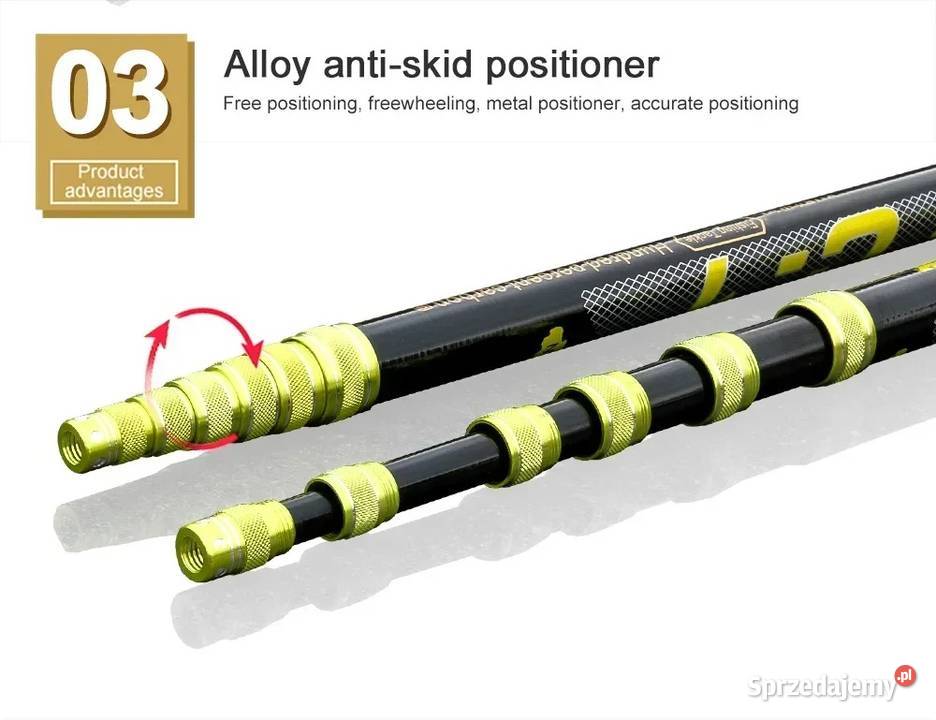 Sztyca tyczka podbieraka teleskopowa węglowa 21m lubelskie Lublin