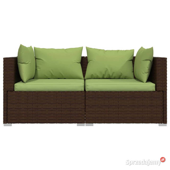 2osobowa sofa ogrodowa z poduszkami polirattan mazowieckie sprzedam