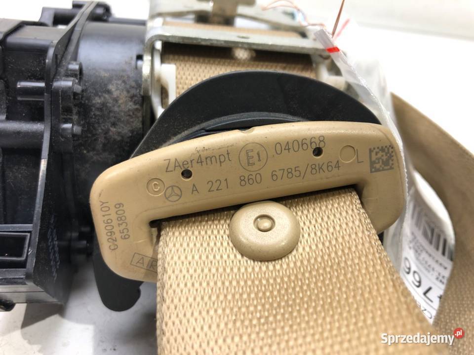 PAS BEZPIECZEŃSTWA PRZÓD LEWY MERCEDES W221 sprzedam