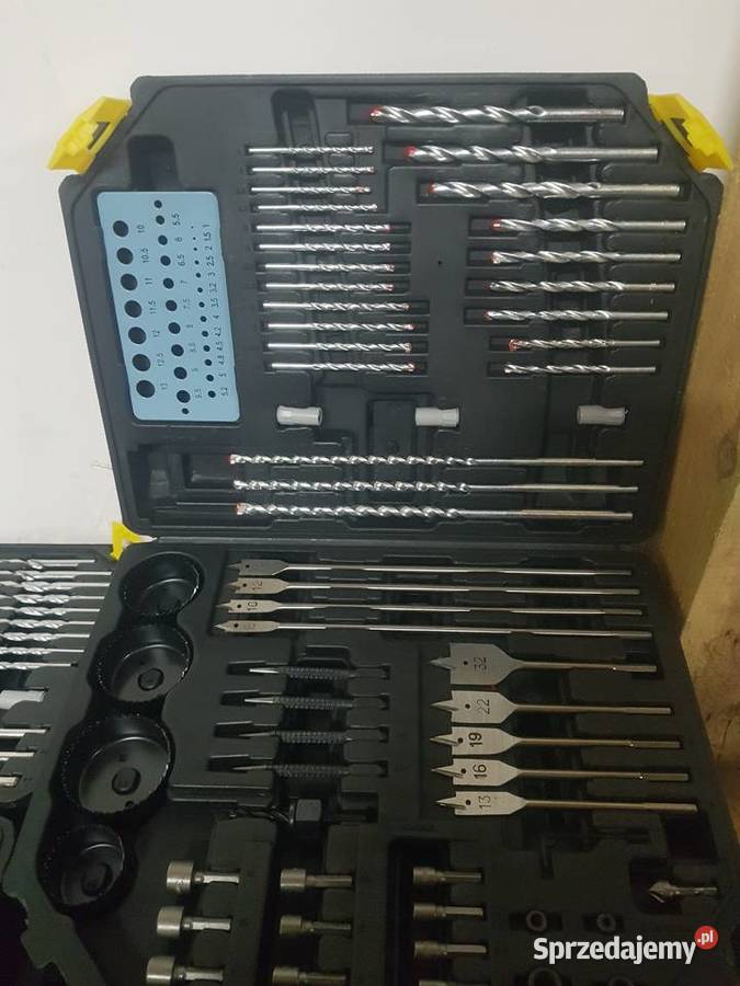 ZESTAW KOMPLET WIERTEŁ DŁUT BITÓW OTWORNIC 300 Głogowa