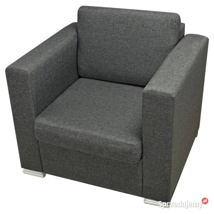 Komplet wypoczynkowy 321 ciemnoszary materiał sprzedam