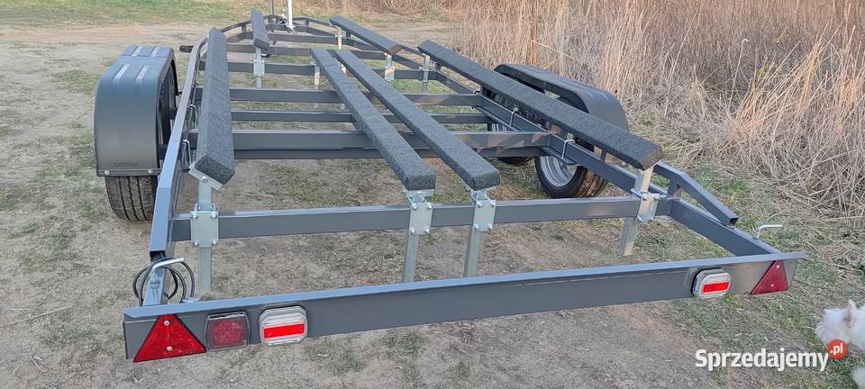 Przyczepa podłodziowa 7m niehamowana dwuosiowa Wyszków