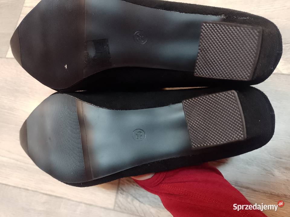 39 Czarne biznesowe czółenka wieczorowe na Czółenka Kraków