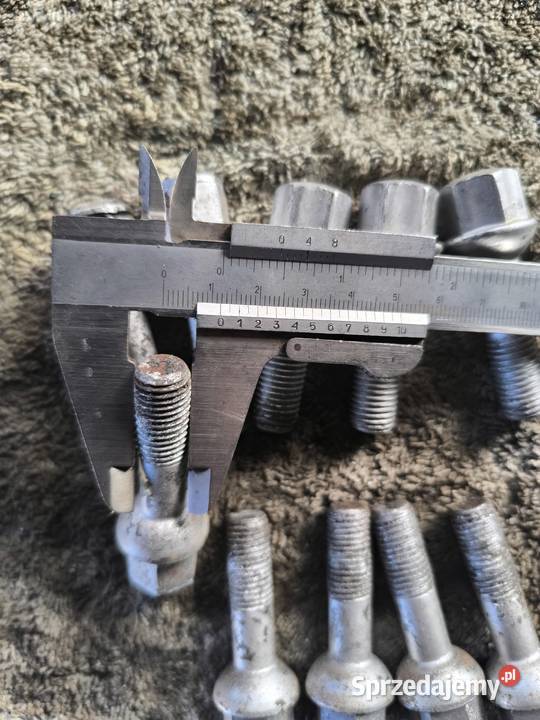 ŚRUBY SZPILKI DO KÓŁ M12x15 40 mm Kuliste Kula Pozostałe Kamień Pomorski