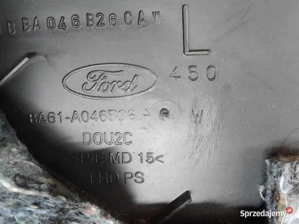 TUNEL ŚRODKOWY PODŁOKIETNIK LIFT Ford Fiesta Mk7