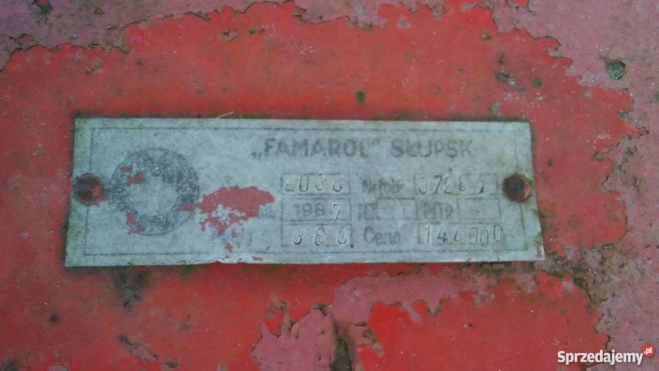 Kosiarka rotacyjna Meduza Famarol 160 Maszyny zielonkowe Słońsk