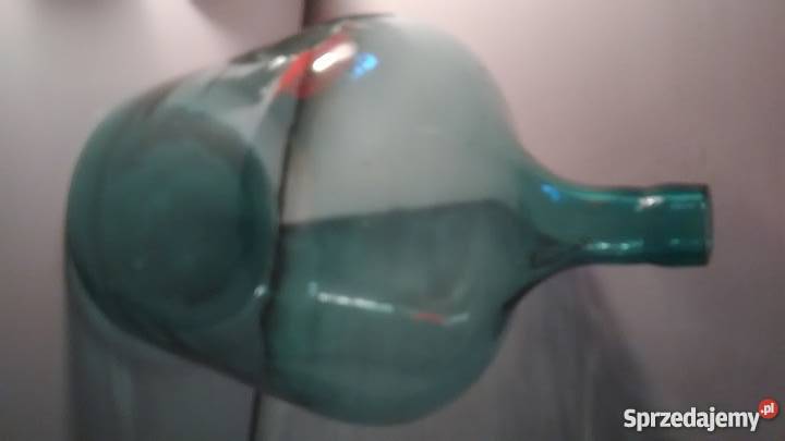 Stary gasior do wina szklo niebieskie Częstochowa