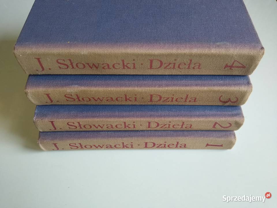 Dzieła wybrane Juliusz Słowacki tom 1 4 Pozostałe Gdańsk