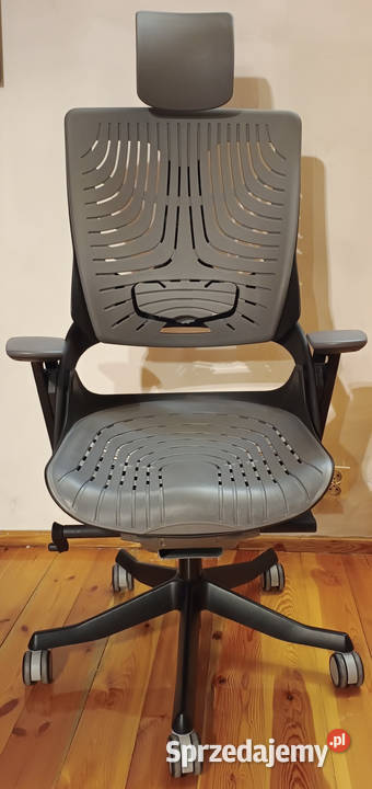 Fotel obrotowy WAU 2 szaroczarny elastomer sprzedam