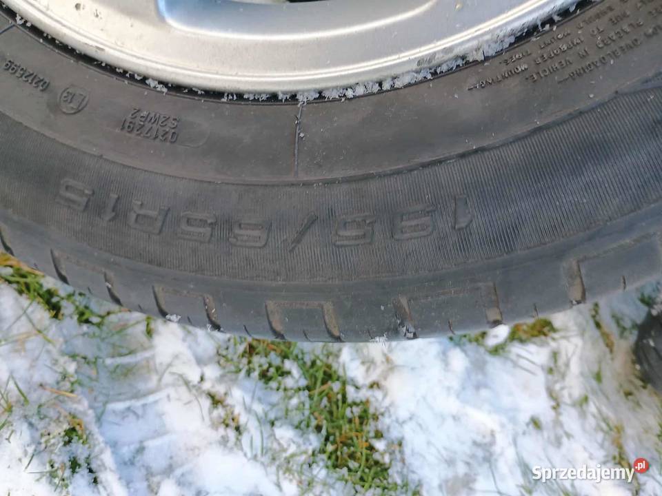 Komplet 4 Kół Letnich Felgi Aluminiowe Opony Średnica 15" Sarbinowo