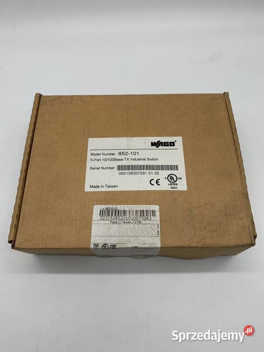 WAGO 852101 SWITCH PRZEMYSŁOWY Pozostałe Warszawa