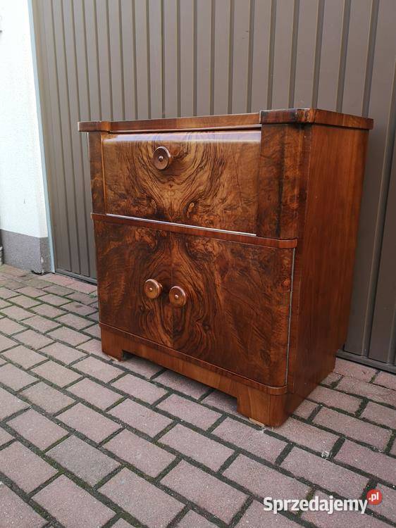 Komoda Szafka ARTDECO Orzech Gramofon Na Płyty Swarzędz