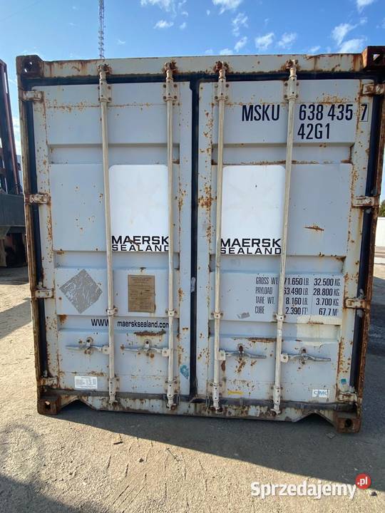 Kontener morski 40HC sprzedaż z placu transport sprzedam
