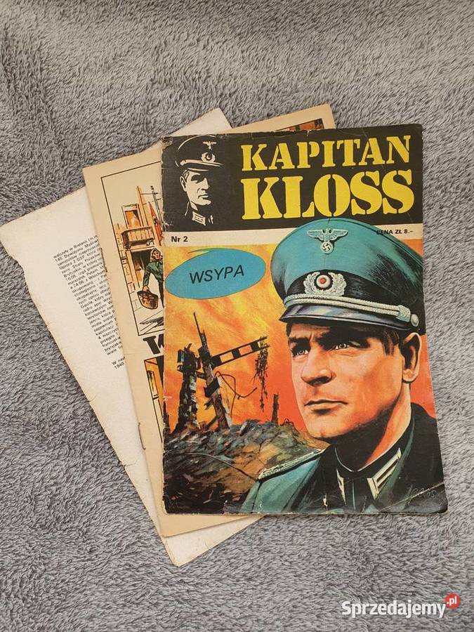 Kapitan Kloss zestaw 15 komiksów wydanie 1 1971 Polskie Gdynia