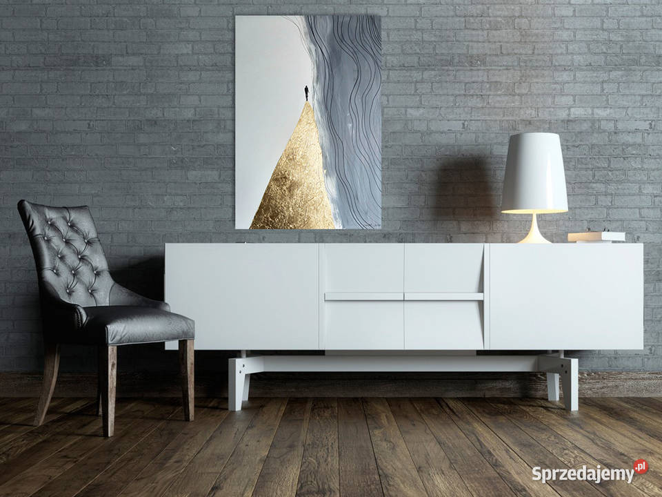 Ślad obraz akrylowy na płótnie 100x70 artystki A Katowice