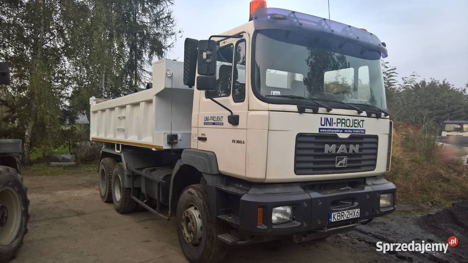 MAN FE360A 8x4 Hydroburta 2003r Wywrotki Brzesko