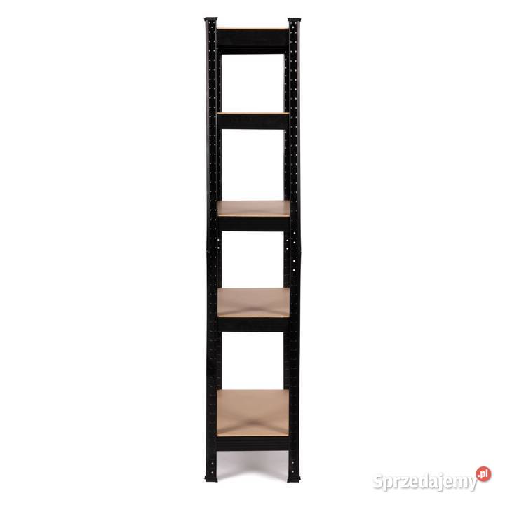 Regał magazynowy metalowy czarny 2w1 5 jasnych Poznań sprzedam