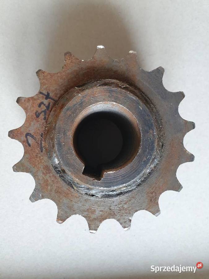 koło zebate łancuchowe podwójne z 17 wew fi36 mm Części zamienne