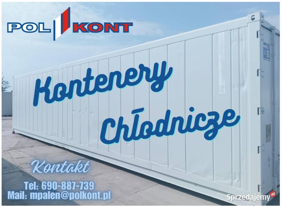 Kontener chłodniczy 40 HC RF 12 metrów Rzeszów podkarpackie